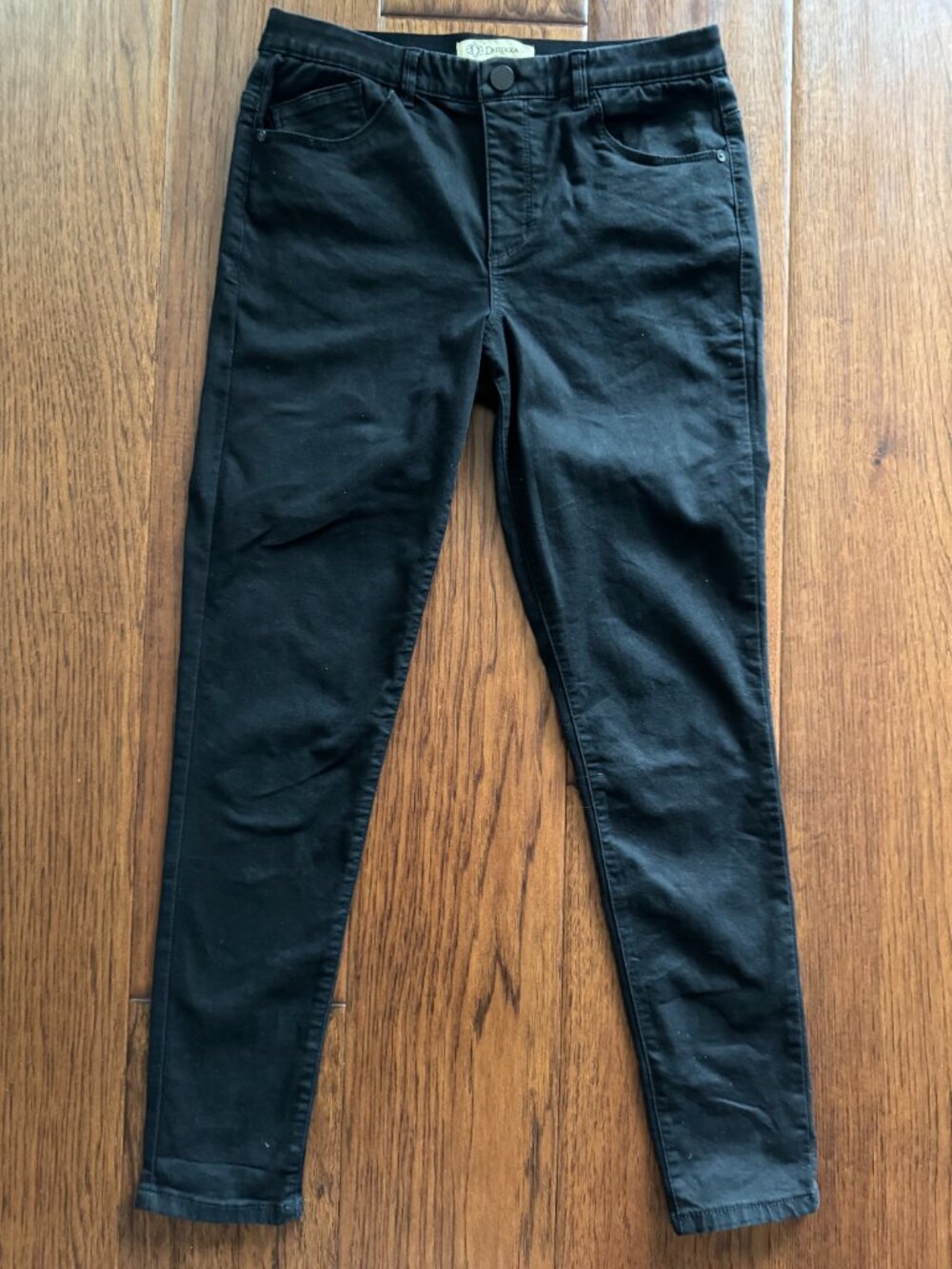 Democracy Abtechnology Skinny Jeans Womens Black Wash Stretch Size 8